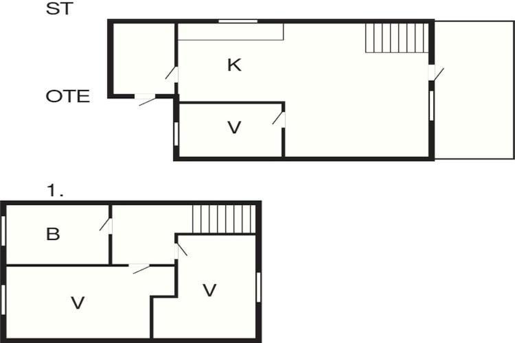 6 Person Holiday Home In R M Sønderby Esterno foto